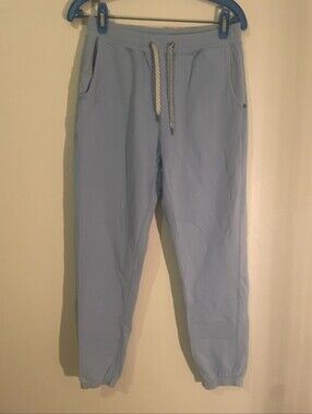 Vuori Joggers Sweatpants light blue S small EUC Cotton Blend